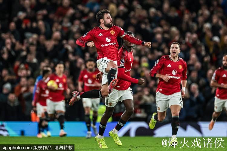 曼联4-4伯恩茅斯，B费任意球+传射，库尼亚破门